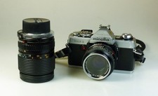 Minolta XG-1 mit MD Rokkor 50 mm 1:1.7 und Tamron Macro 28-70mm 1:3.5-4.5