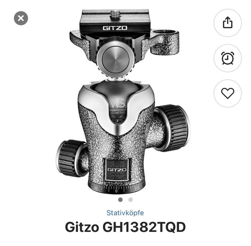 Gitzo kugelkopf gh1382tqd sehr - gitzo,