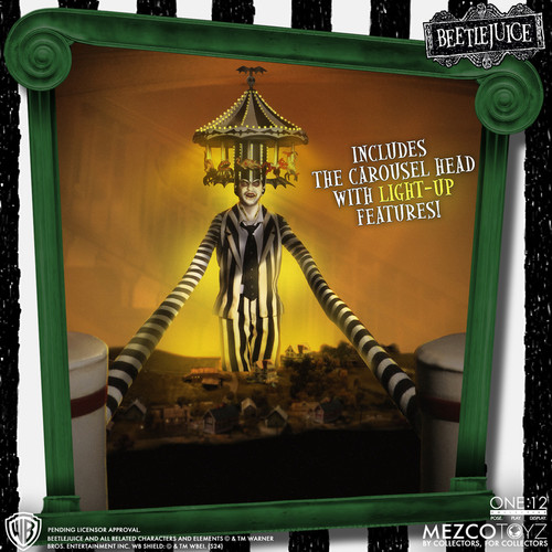 Mezco beetlejuice deluxe - beetlejuice,