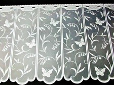 Scheibengardinen Schmetterlinge 180 cm breit x 60 cm hoch  Bistro Kurzgardine