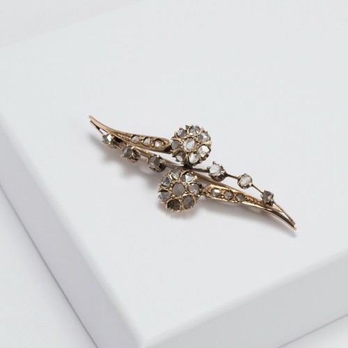Antike spange roségold - spange, 9kt