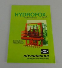 Prospekt / Broschüre Strautmann Siloschneider Hydrofox Perfekt HP 1 / 2 / 3