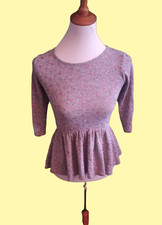 KiK Kinder Kleid Grau Rosa Herzen 13041