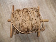 Spindel Wäscheleine Holz Holzspindel Spule Haspel Wäschespindel ALT lange Leine