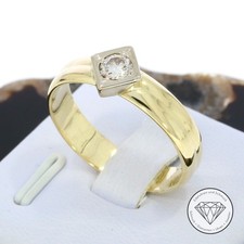 SONDERAKTION WERT 2.000,- Solitär Brillant 0,30 ct Ring 585 Gold 14k 14 KT XXYY