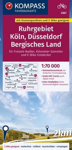 Kompass fahrradkarte 3367 - kompass,
