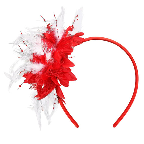 Karneval haarreif mit federn - karneval,