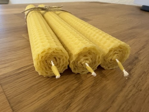 Kerzen aus 100 bienenwachs 3 - kerzen,