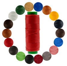 Ledergarn Wachsfaden Cord Nähen Sattlergarn für Lederhandwerk DIY Waxed Thread