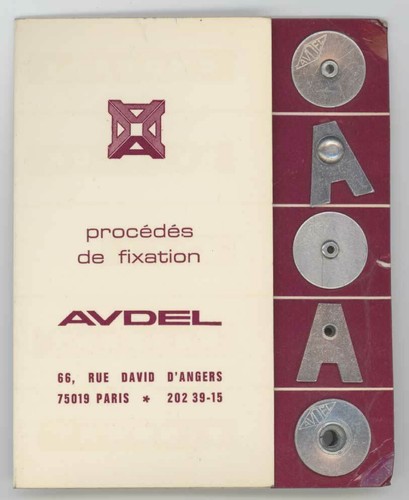 Avdel karton werbeprospekt - karton,