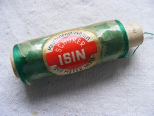 Garnrolle Nähgarn Garn alt nähen grün basteln Schürer Maschinenstickgarn 200 m