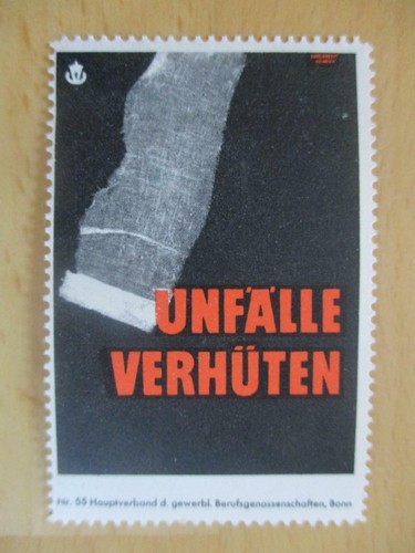 Reklamemarke unfälle - reklamemarke,