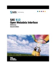 SAS 9.1.3 Open Metadata