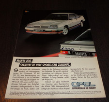 Opel Manta 200 Reklame (1984)
