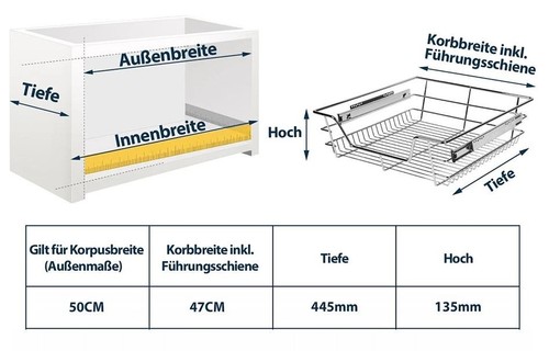 Teleskopschublade