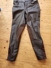 Winter Reithose Lederimitat