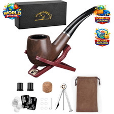 Tabakpfeife Set Ebonit mit