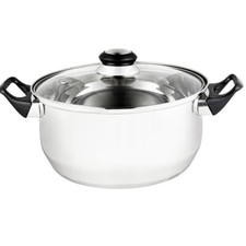 Edelstahltopf 6,3L – Gasherd