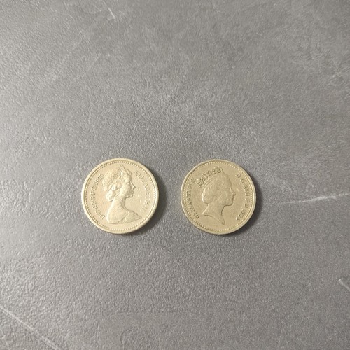 One pound münzen 1983 1989 - pound,