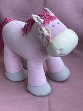 HABA 3760 - Pferd Paulina Stoffpferd Stofftier Plüschtier rosa 35 x 35 cm