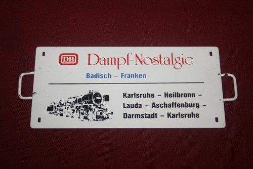 Schild eisenbahn dampf - schild,