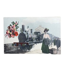 Postkarte AK Eisenbahn