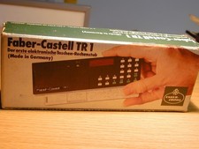 FABER-CASTELL TR 1 ,TASCHENRECHNER MIT RECHENSCHIEBER KOMPLETT, CALCULATOR w/ SR
