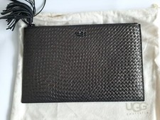 UGG Damen Clutch Handtasche, Leder 28 x 19 cm