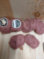 60g 95% Angora Wolle Schewe rosenholz hochflauschig selten