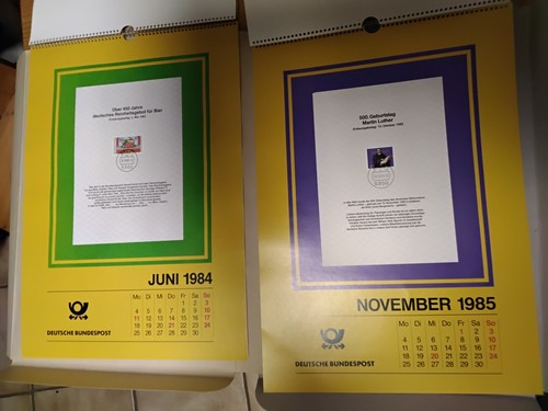 Briefmarkenkalender deutsche - briefmarkenkalender,