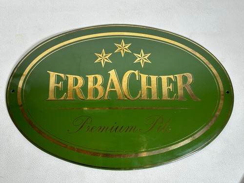 Bier emailschild erbacher - bier,