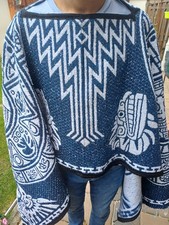  Original PONCHO aus Mexiko für Erwachsene neu und ungetragen 