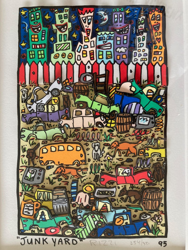 James rizzi junk yard - rizzi, "junk