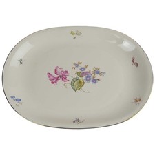 Servierplatte Fleischplatte Heinrich Anmut Orchidee Selb