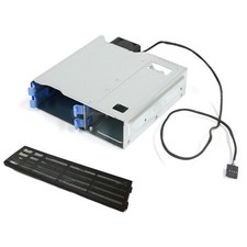Dell 5,25" Einbaurahmen Festplatten Caddy für 2x 2,5" SSD/HDD + Lüfter + Gitter