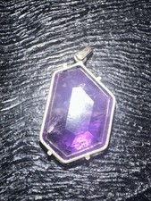 Amethyst anhänger silber - amethyst, oder