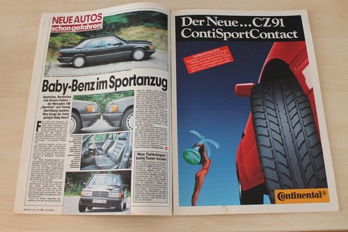Auto bild 1989 mercedes - mercedes, 190