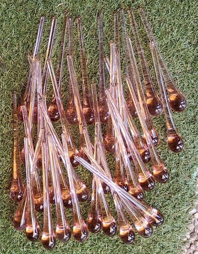 Glastropfen altrosa