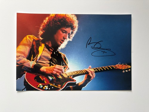 Signiertes brian may queen - may,
