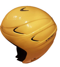 Tecno Skihelm gelb SKI HELM KINDER KINDERSKIHELM SCHUTZHELM Gr. S  54-56