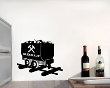 Glück Auf Lore Wandtattoo