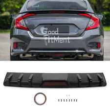 Für Honda Civic 34" Schwarz Heckspoiler Heck Diffusor Lippe Heckstoßstange