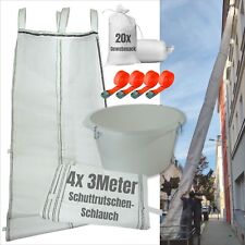 Schuttrutsche 12m flexibel