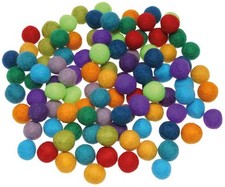 Filzkugeln 120tlg. Regenbogen