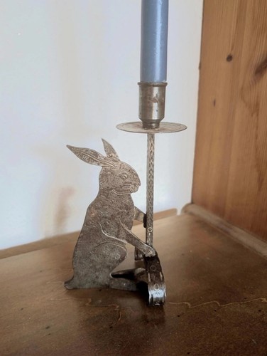 Art déco kerzenständer hase - art,