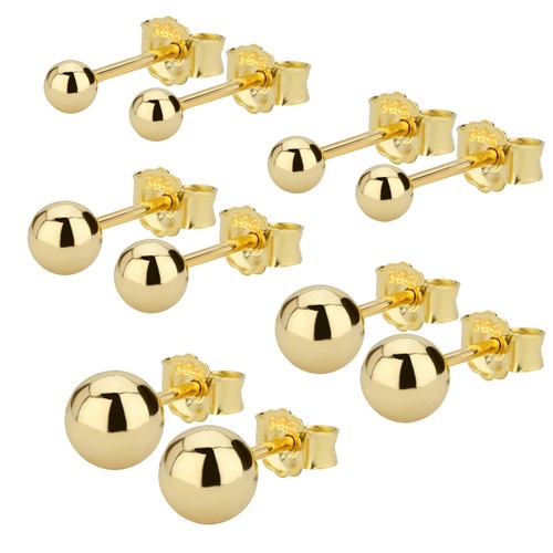 Kugel ohrstecker karat 333 - karat,