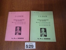 BACH Konzerte für Cembalo & Orchester Vol. 1 & 2 - Lea Pocket Scores 97 & 98