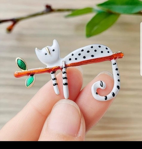 Süße katze pin - süße, brosche