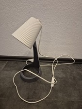 IKEA SVALLET Arbeitsleuchte, dunkelgrau/weiß Schreibtischlampe inkl. Glühbirne