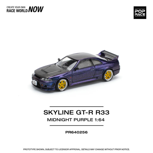 Pop race nissan skyline - 1:64,